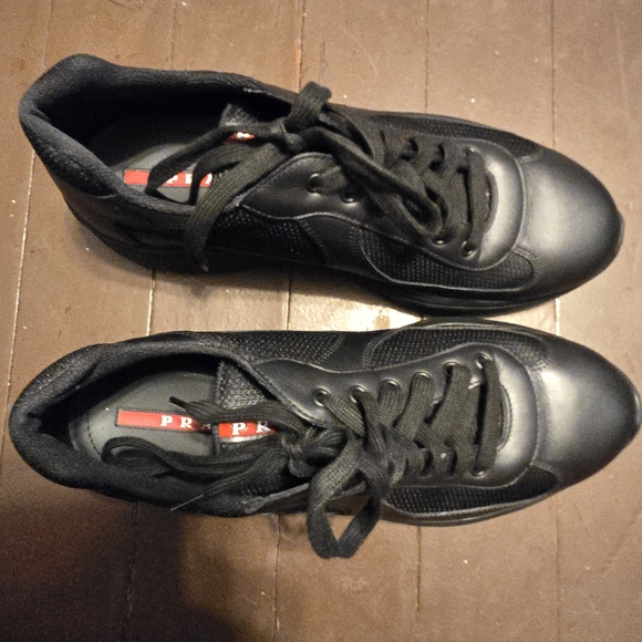 Prada Men\'s Black Athletic Sneakers main image 6